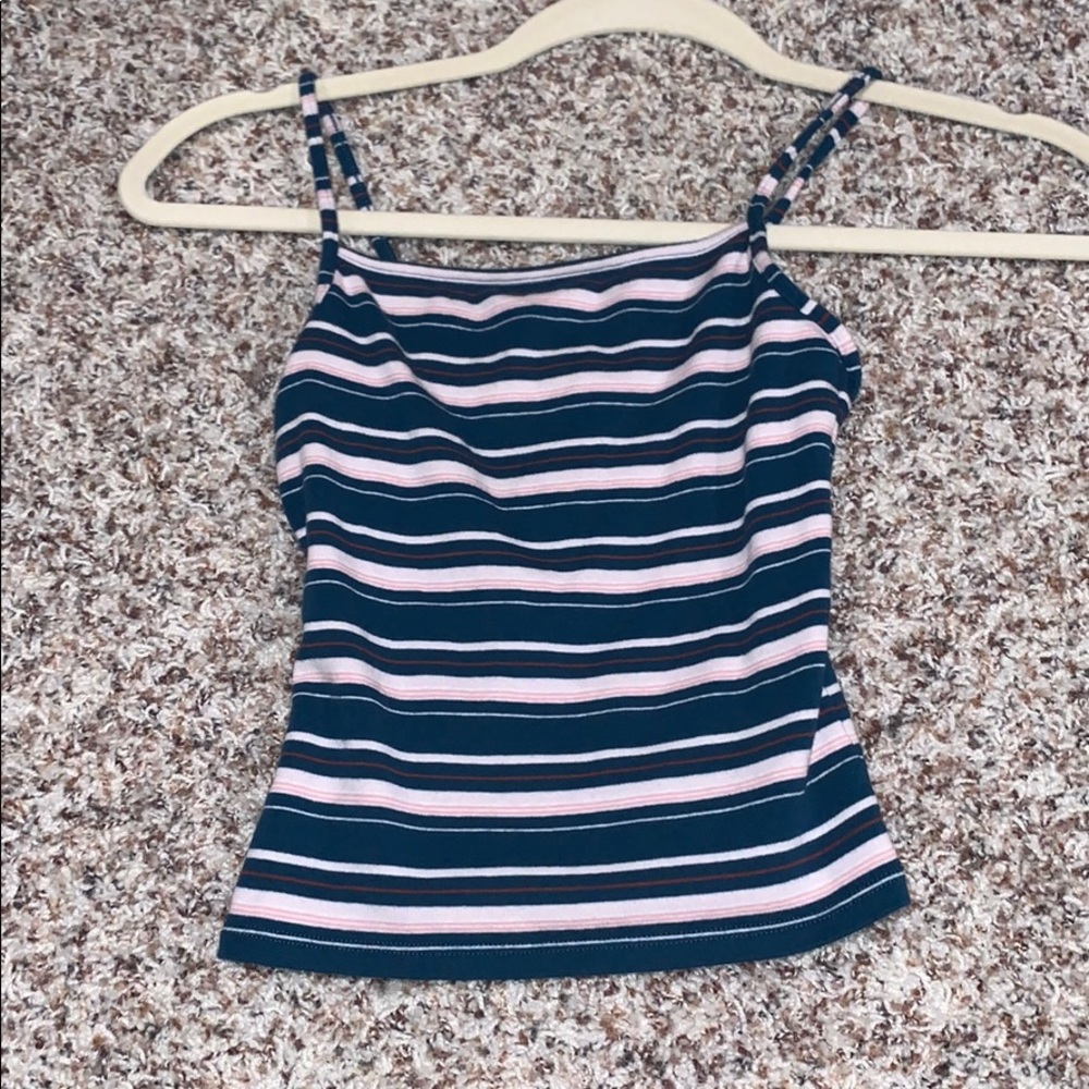 Blue stripped tank top